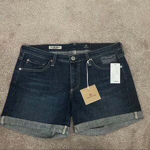 AG Adriano Goldschmied Indigo Jean Shorts